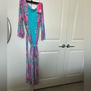🦄 NWT LILLY PULITZER CARABELLA DRESS Seawood Samba Size Medium. FREE SHIPPING.